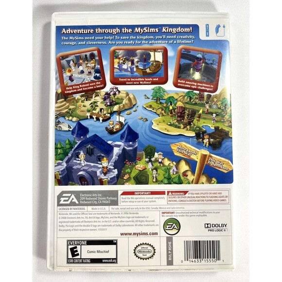 My Sims: Kingdom Nintendo Wii Complete With Manual Tested - Picture 2 of 8